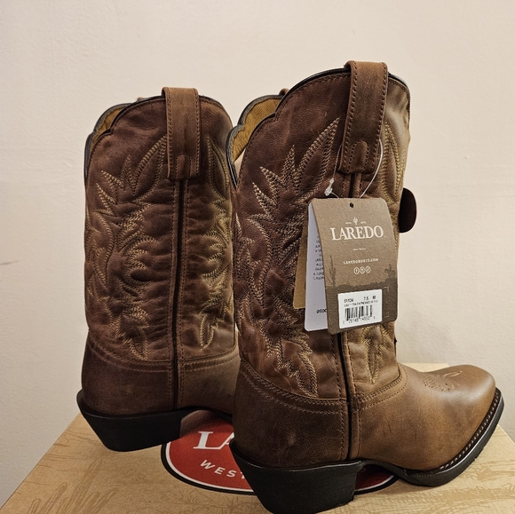 Women's Laredo Square Toe Cowboy Boots (NEW) - Picture 5 of 9